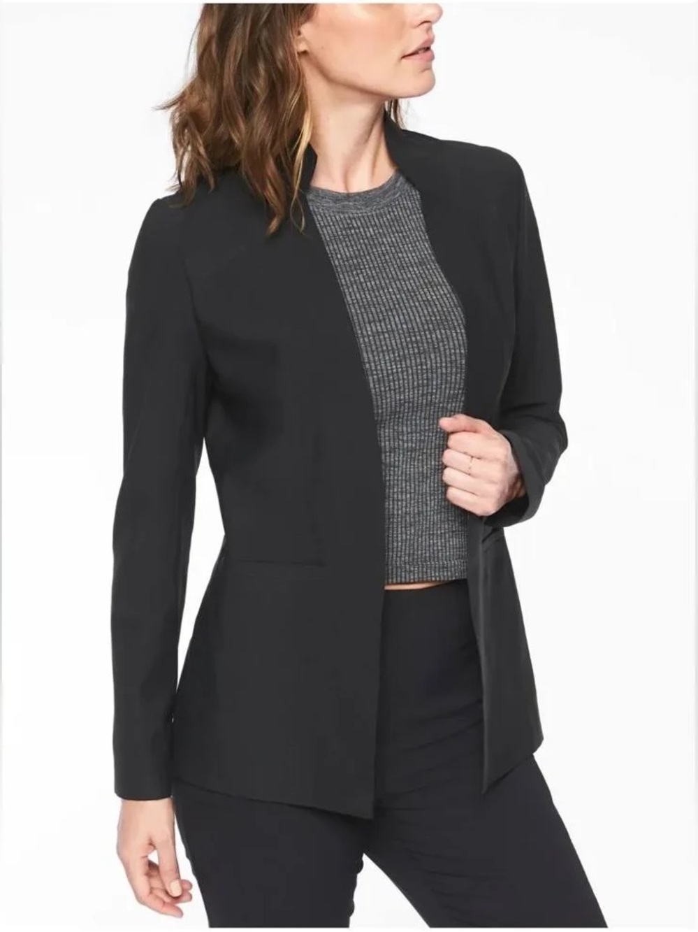 Athleta Cosmic Blazer, Black, size 12